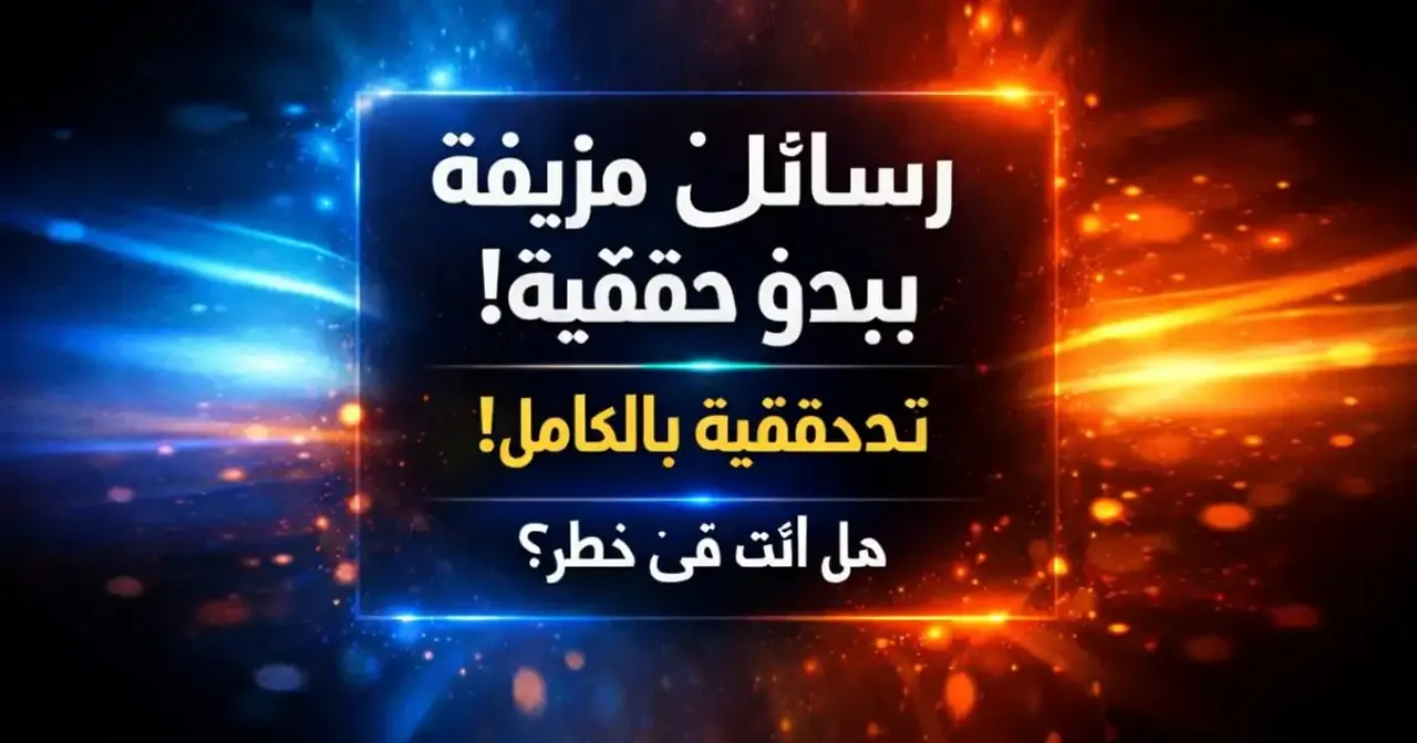 هاتف ذكي يعرض رسالة بنكية مزيفة تبدو رسمية