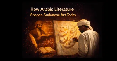 Sudanese artist inspired by Arabic literature and poetry
