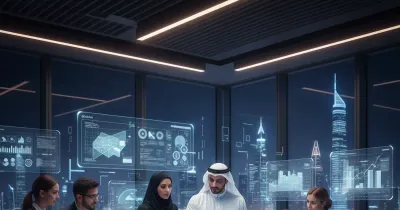 موظفون في الخليج يعملون مع أنظمة ذكية