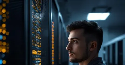 باحث ذكاء اصطناعي يعمل على نماذج لغوية قابلة للتوسع