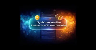 A modern smartphone interface symbolizing digital convenience risks and hidden trade-offs
