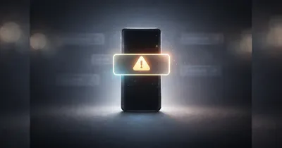 تصوير رمزي لتحذيرات رقمية تتلاشى وسط الاستخدام اليومي