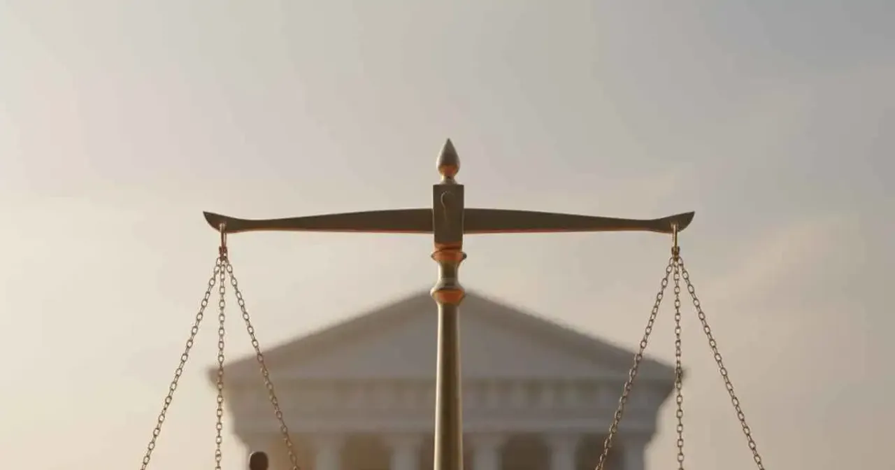 Balanced justice scale representing fairness, family stability, and criminal justice reform