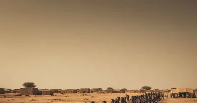 توزيع مساعدات غذائية إنسانية في المناطق الريفية بالسودان