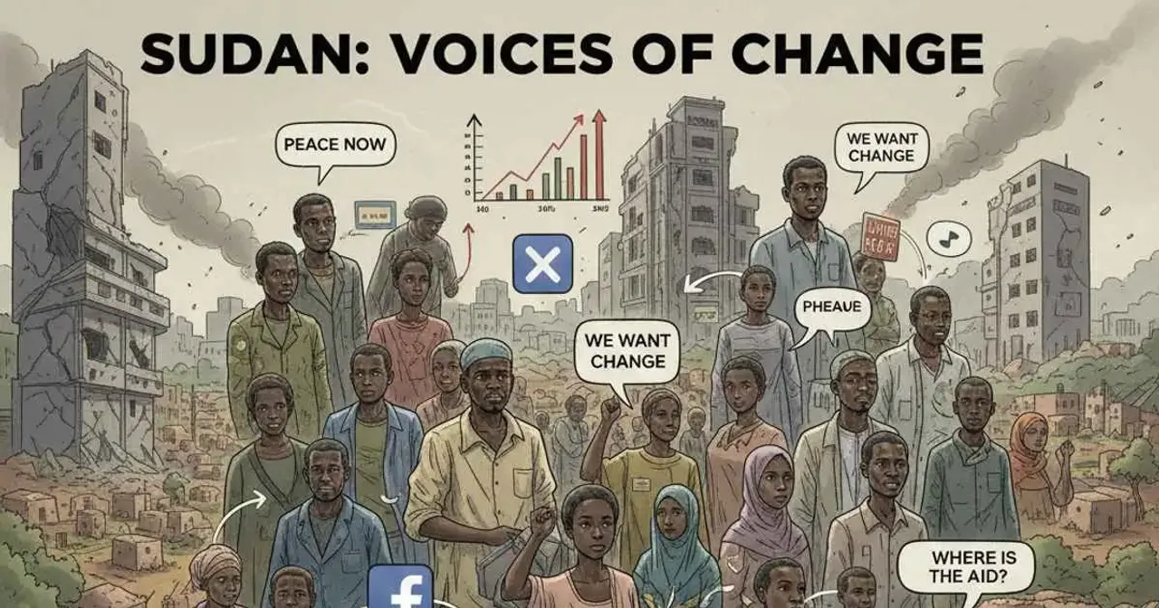 الرأي العام في السودان كما يظهر عبر التفاعل الاجتماعي وحياة المدنيين