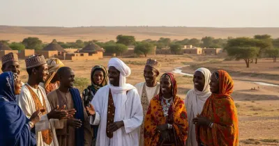 مشهد من التنوع الثقافي السوداني