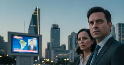 مشهد حضري في أميركا اللاتينية وسط توتر سياسي