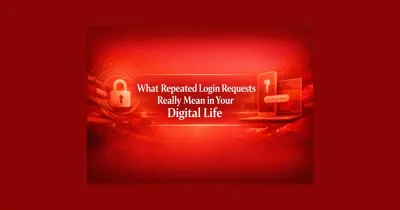 Smartphone screen showing repeated login requests on an app