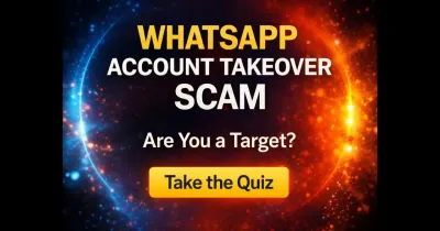 Smartphone screen showing suspicious 'Is this you?' WhatsApp message