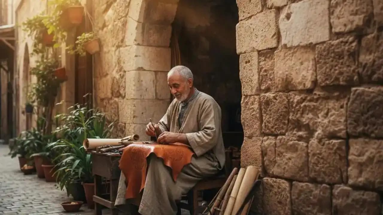 حرفي تقليدي يجسد التراث في العالم العربي