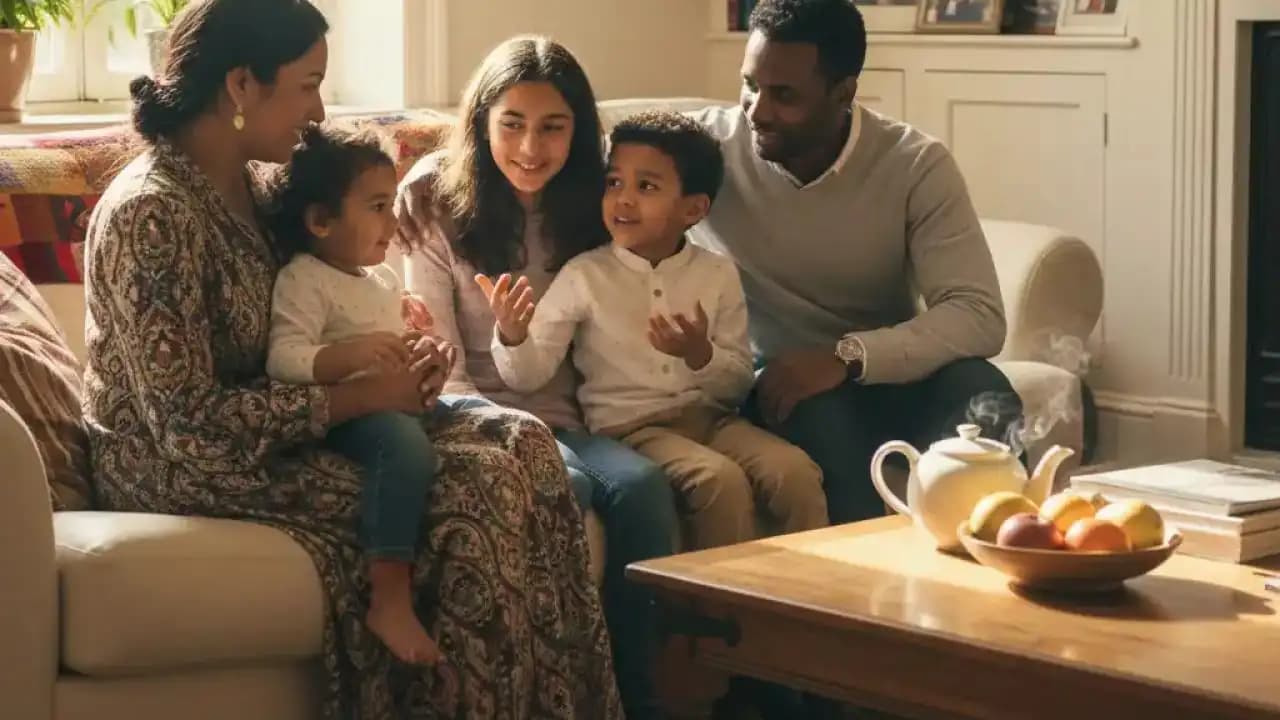 العلاقات الصحية والحياة الأسرية والترابط العاطفي في المنزل