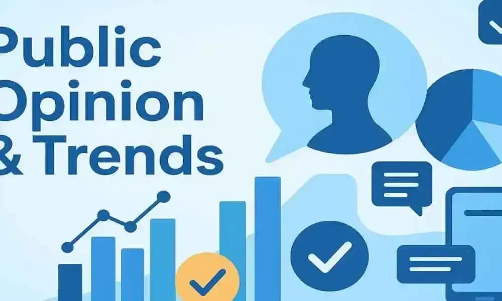 الرأي العام والاتجاهات - الشؤون الجارية والمجتمع