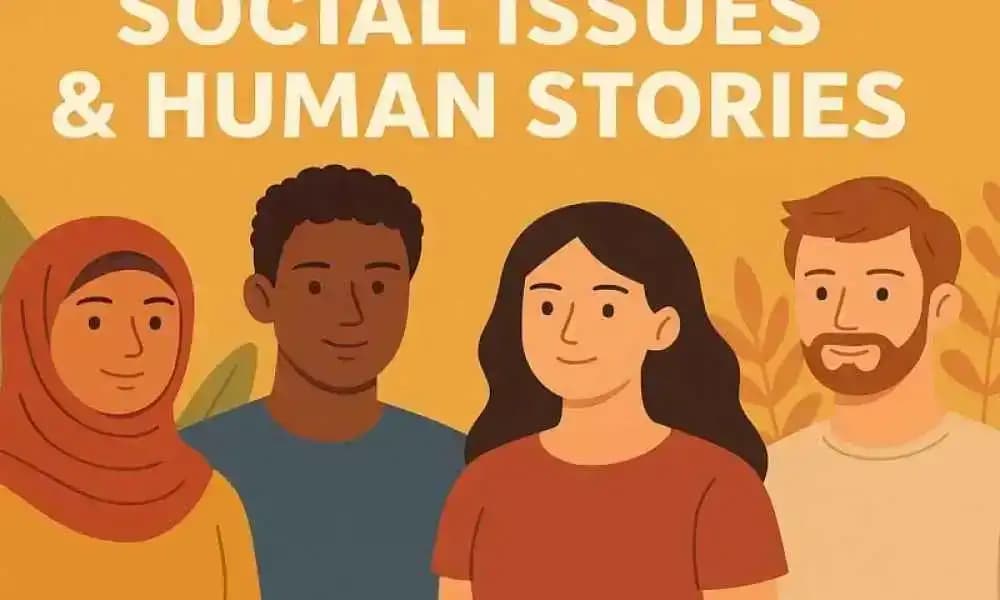 القضايا الاجتماعية والقصص الإنسانية - الشؤون الجارية والمجتمع