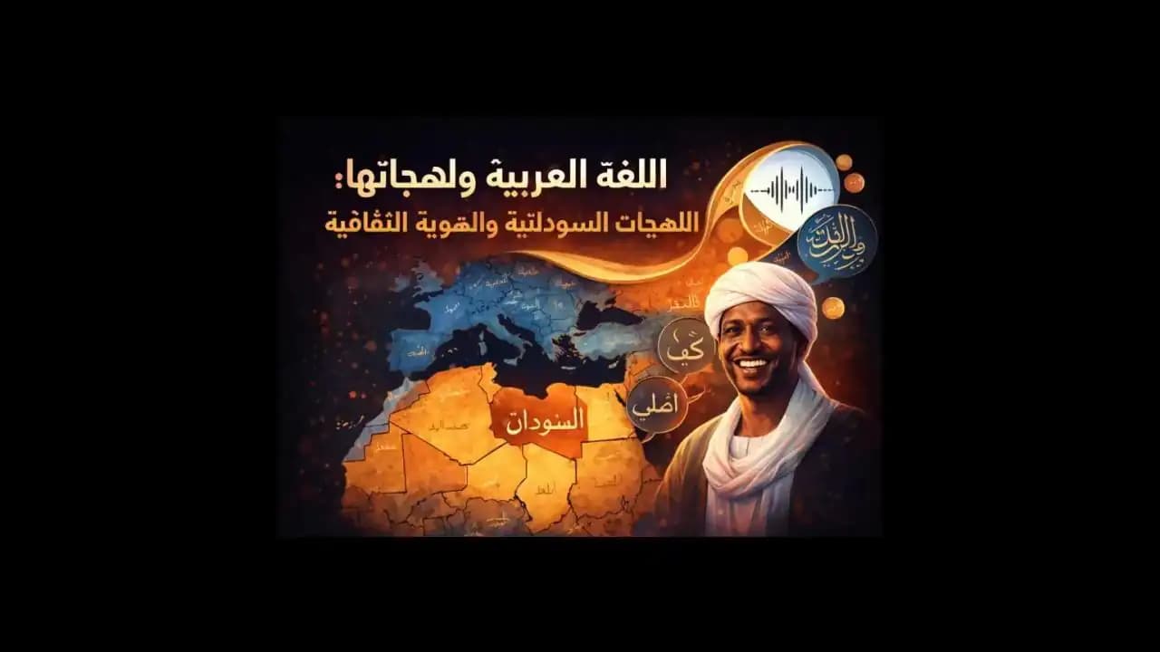 اللغة العربية ولهجاتها مع إبراز اللهجات السودانية والهوية الثقافية
