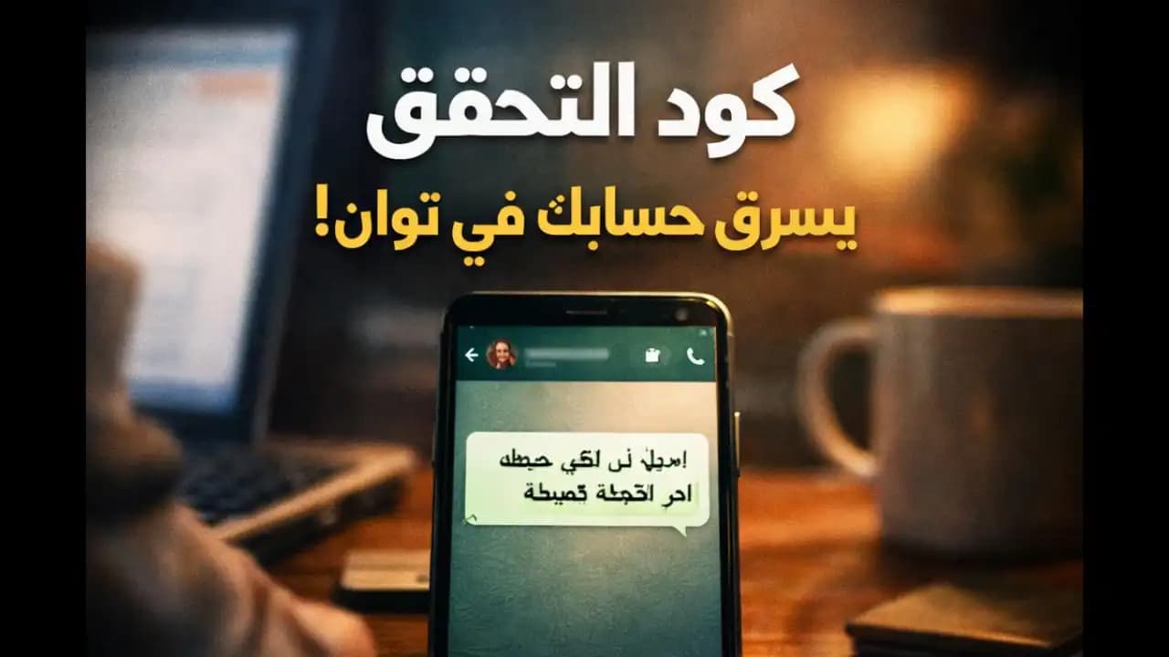 محادثة واتساب تحتوي على طلب كود تحقق بشكل احتيالي