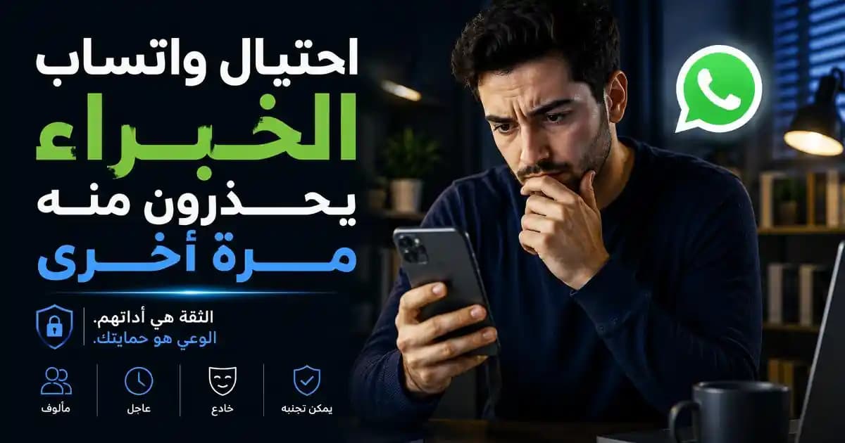 احتيال واتساب واستغلال الثقة والعلاقات الشخصية لخداع المستخدمين