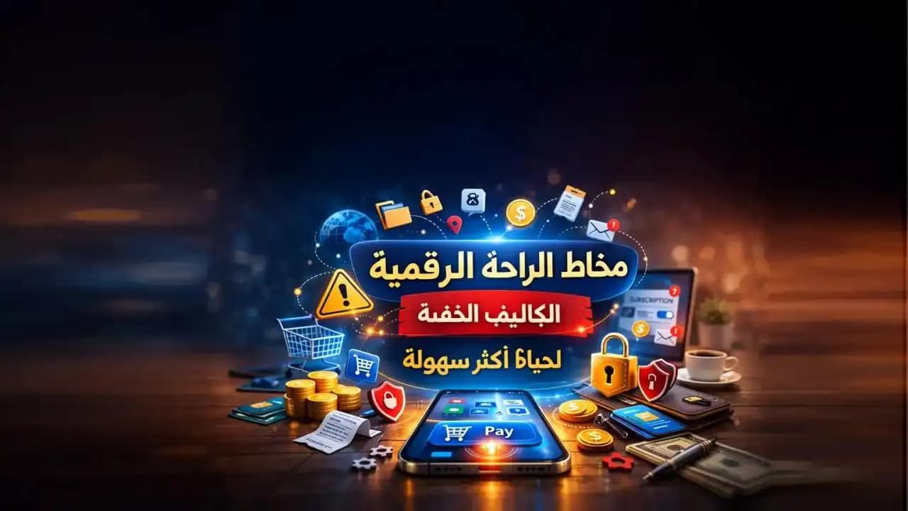 هاتف ذكي يعرض أيقونات الدفع السريع والأتمتة على خلفية داكنة