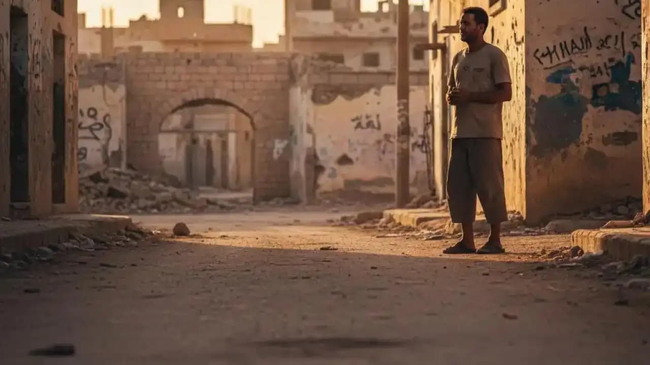 شارع في عدن يعكس التوتر السياسي المرتبط بعيدروس الزبيدي