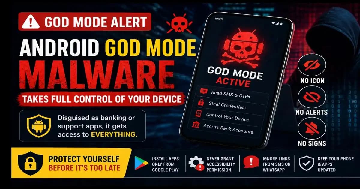 Android phone compromised by malware