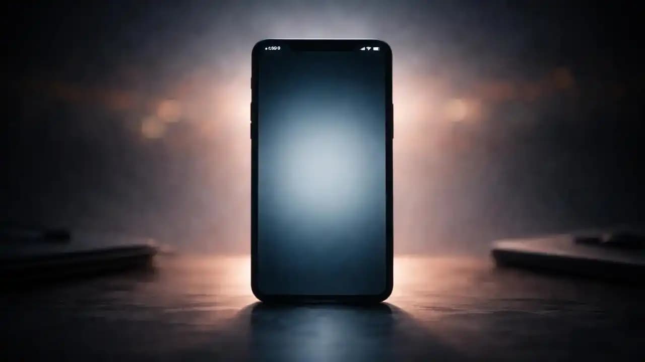 Smartphone displaying a permission request in a calm, minimal setting
