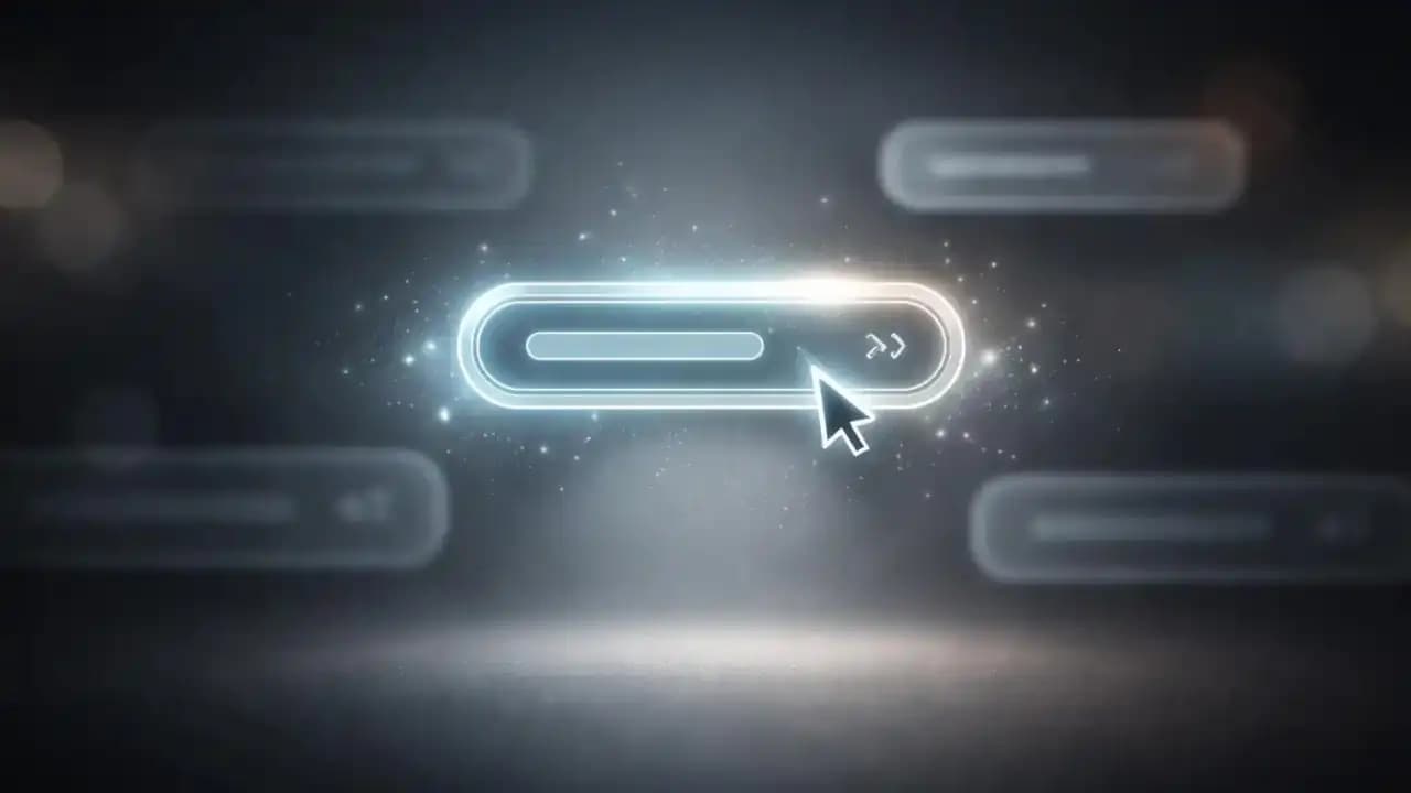 Abstract illustration representing deceptive links online and user attention