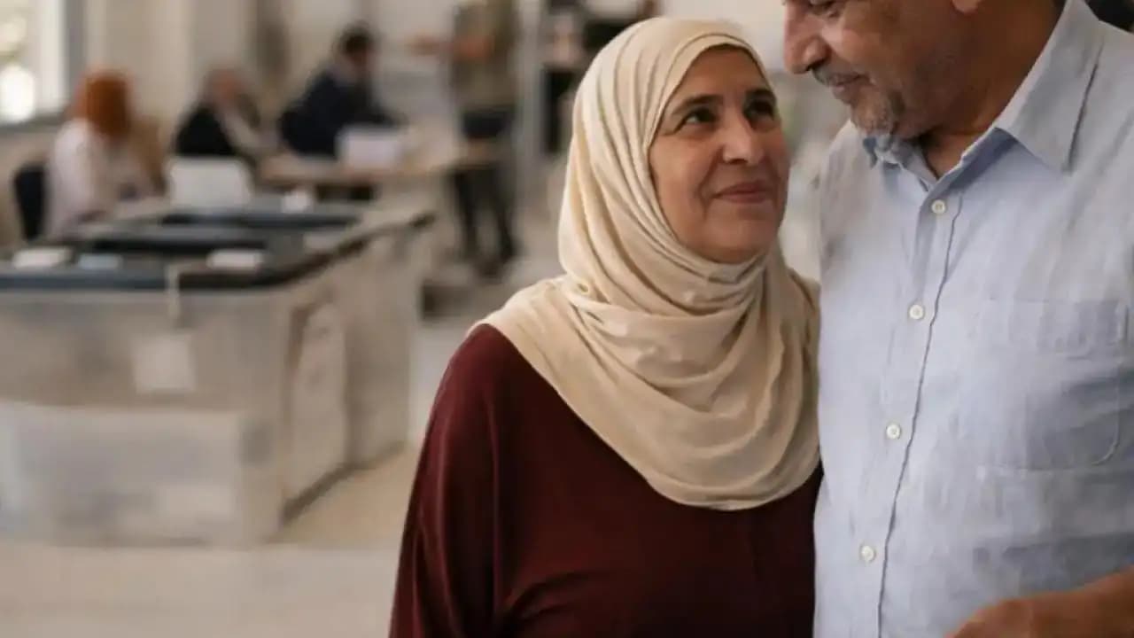 مواطنون مصريون يشاركون في التصويت على الميثاق الجديد