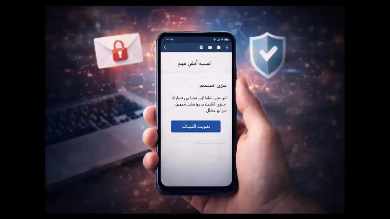 Fake trustworthy messages appearing on a smartphone screen
