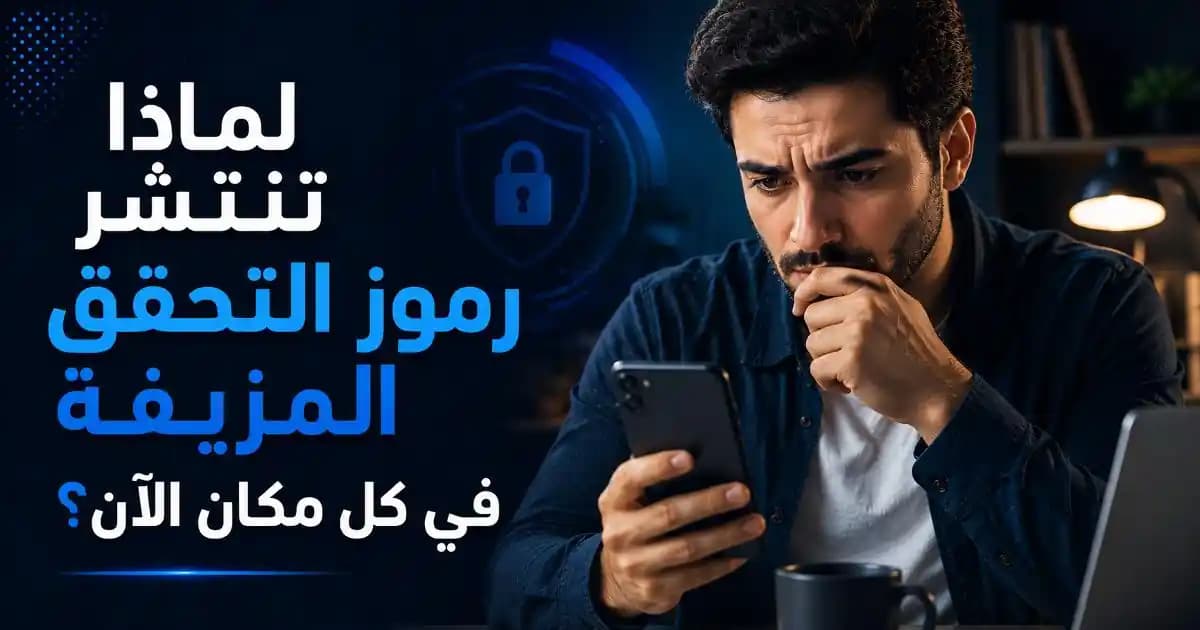 رموز التحقق المزيفة تظهر على هاتف أثناء مراجعة نشاط الحساب والإعدادات الأمنية