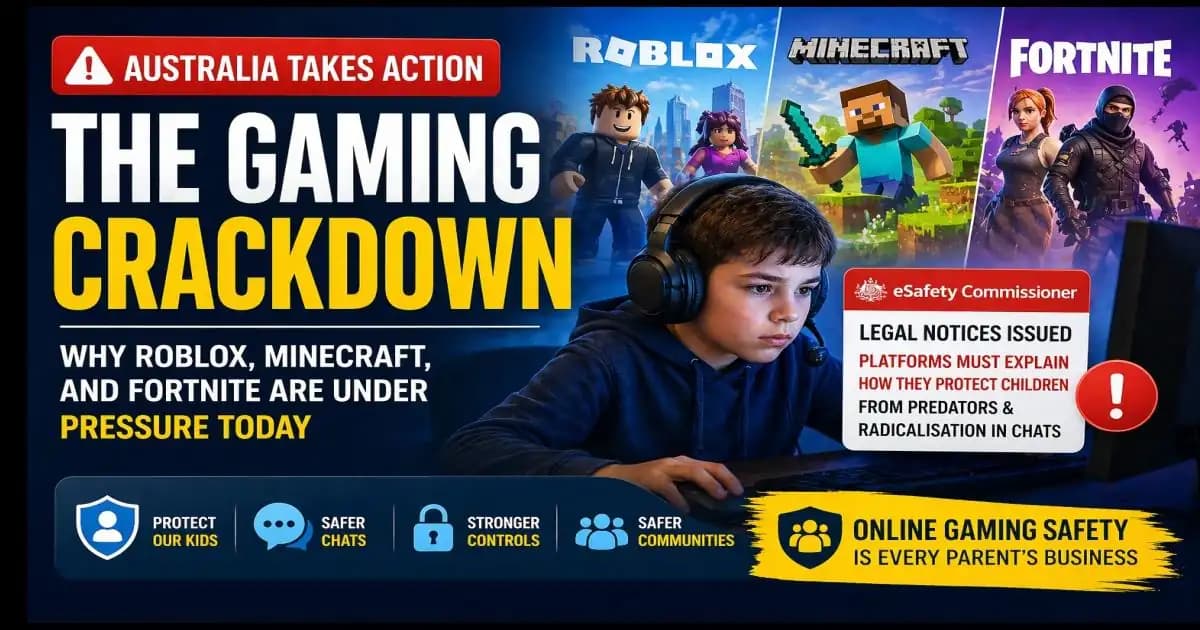 Child playing online game with headset