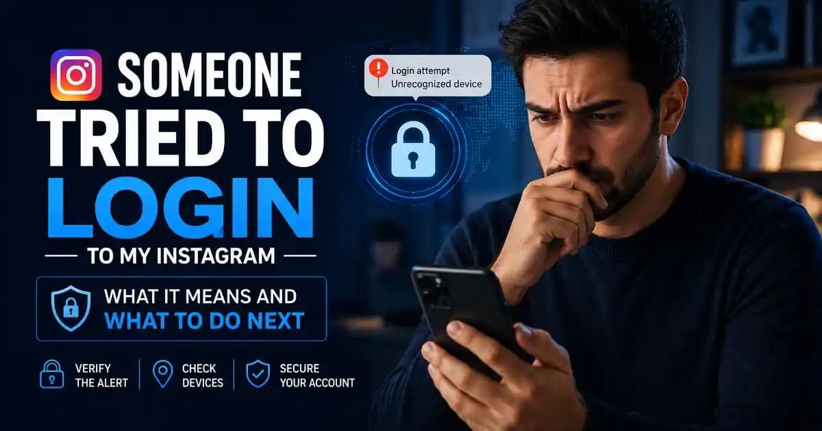 someone tried to login to my instagram alert on smartphone
