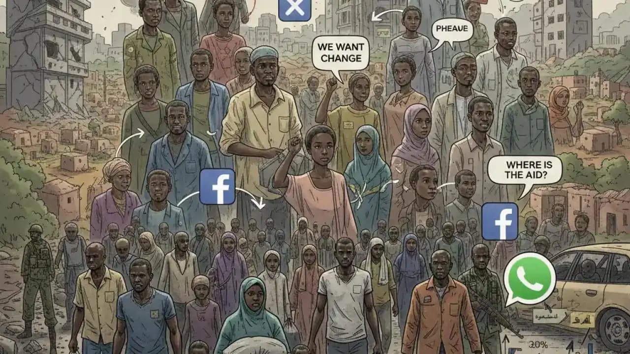 الرأي العام في السودان كما يظهر عبر التفاعل الاجتماعي وحياة المدنيين