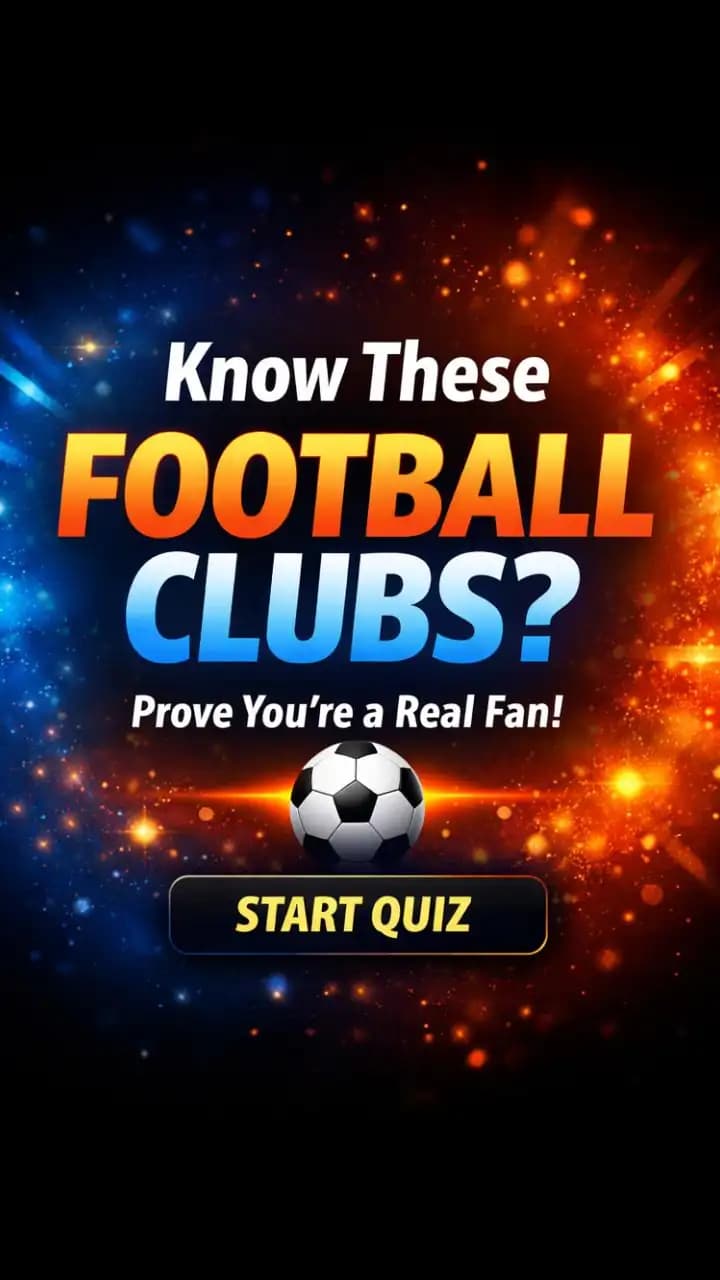 football clubs quiz challenge background