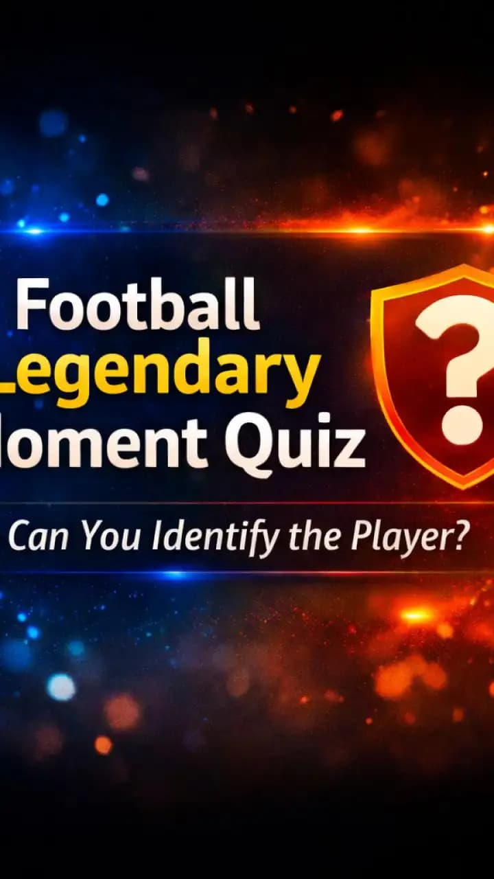 Football legendary moment quiz challenge