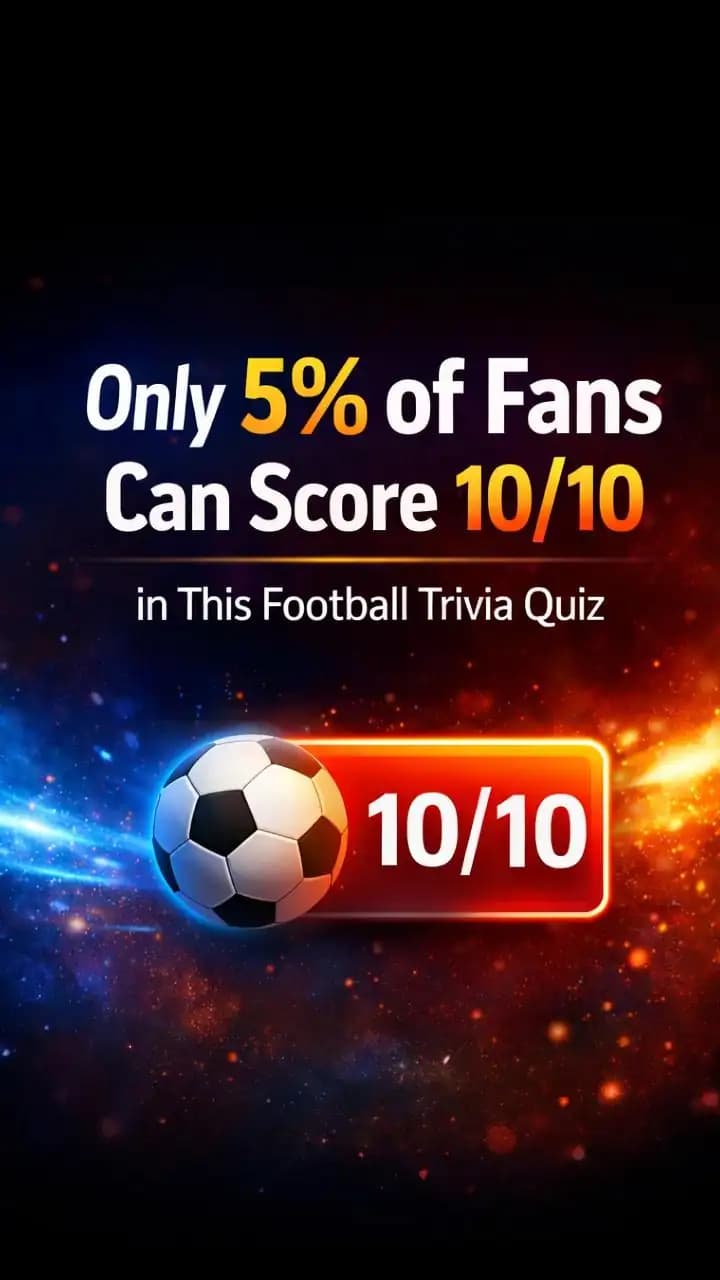 football trivia quiz challenge with glowing stadium lights background