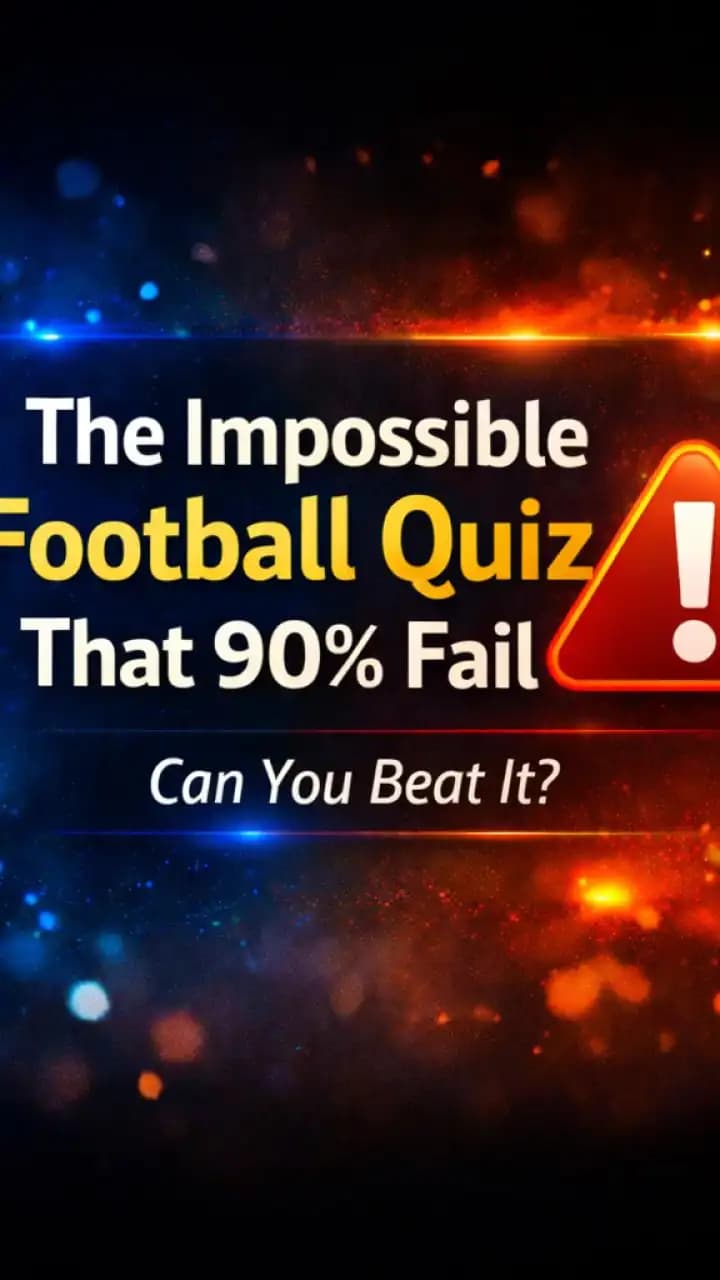 Impossible football quiz challenge for hardcore fans