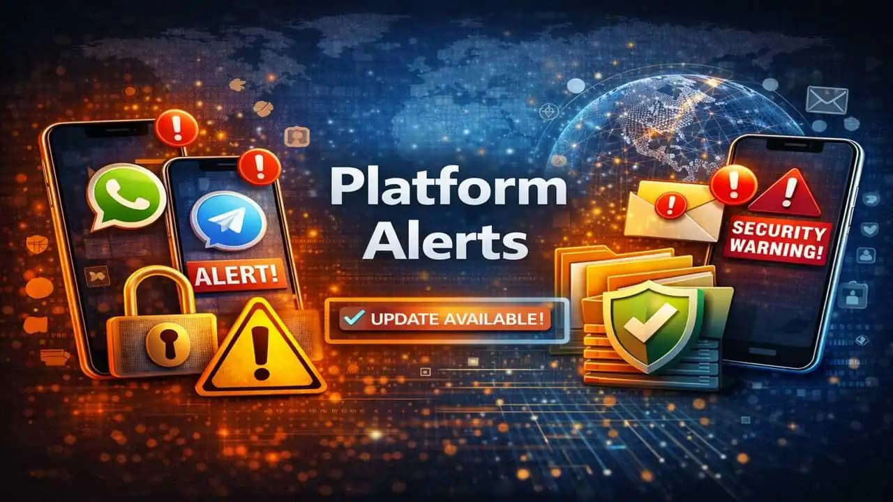 Platform Alerts - Digital Safety & Scam Alerts
