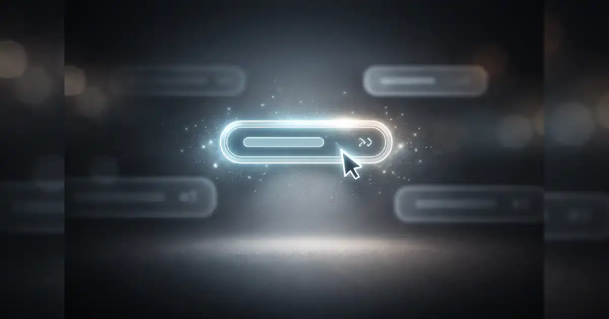 تصميم تجريدي يرمز إلى روابط خادعة والانتباه الرقمي