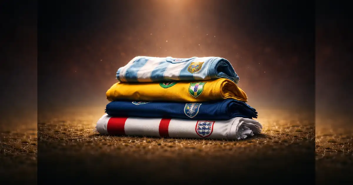 خلفية تجريدية سينمائية مستوحاة من كرة القدم