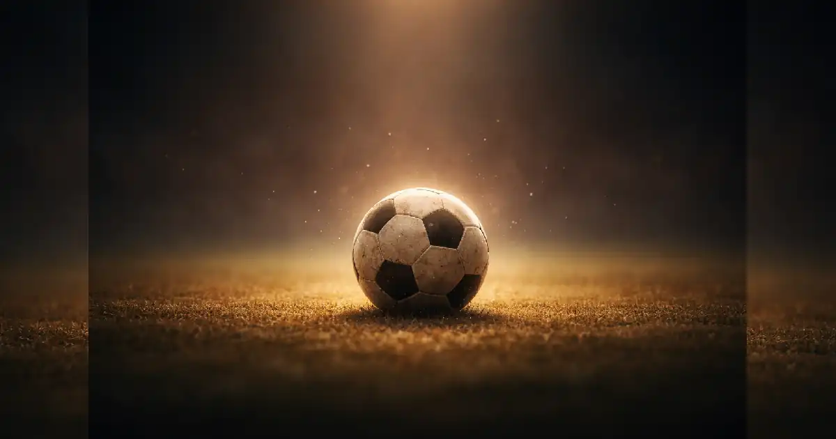 خلفية تجريدية متدرجة مستوحاة من كرة القدم